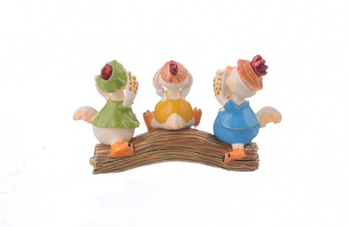 3 Ducks trinket box hand made by Keren Kopal with Austrian crystals - Picture 5 of 12