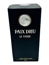 Paix Dieu 25cl Belgian Beer Glass Brand New Boxed Special Angled Moon Shape