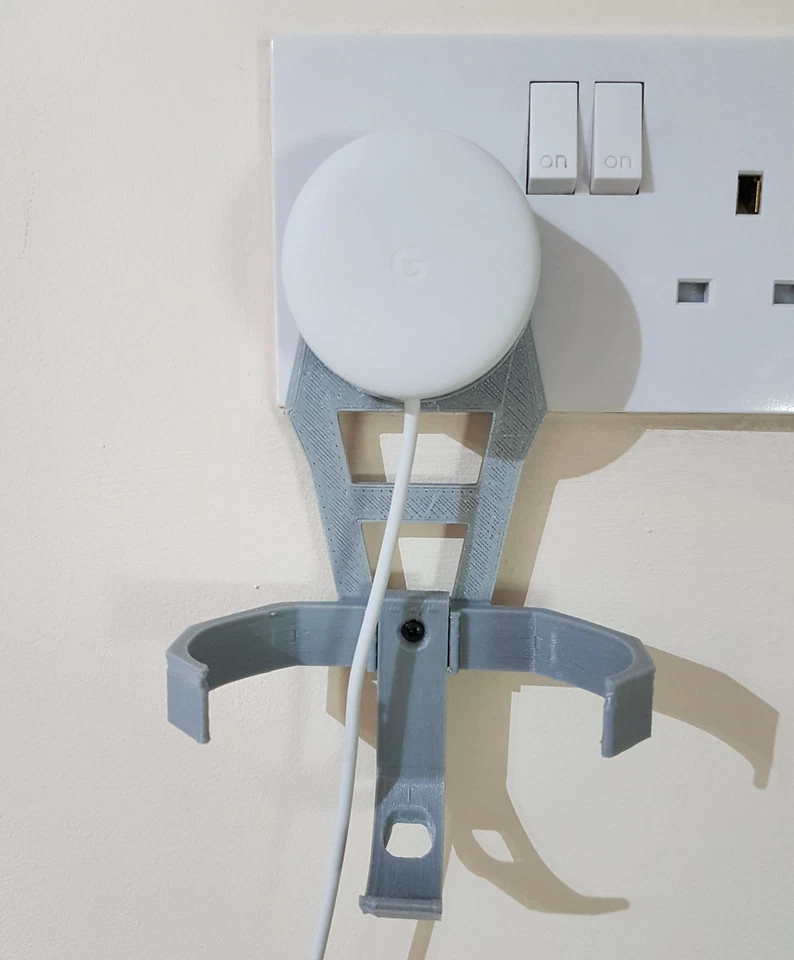 Google Home Mini Adjustable Plug Hanger : Grey - Imagen 4 de 4