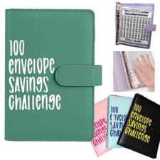 100 Envelope Challenge Binder, Savings Challenges Budget Binder Book,Save 5,050