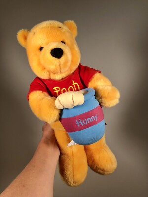 Build a Bear Winnie the Pooh Plush Limited Edition W/Honey Pot