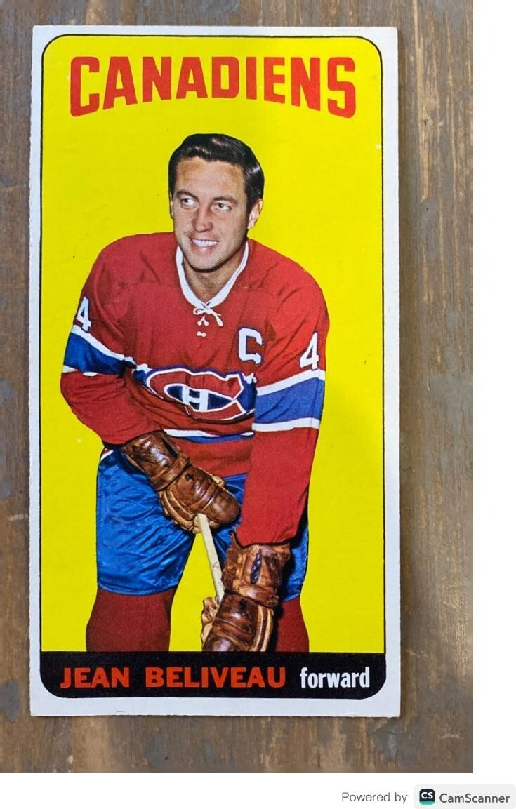 Jean Beliveau Hockey Cards