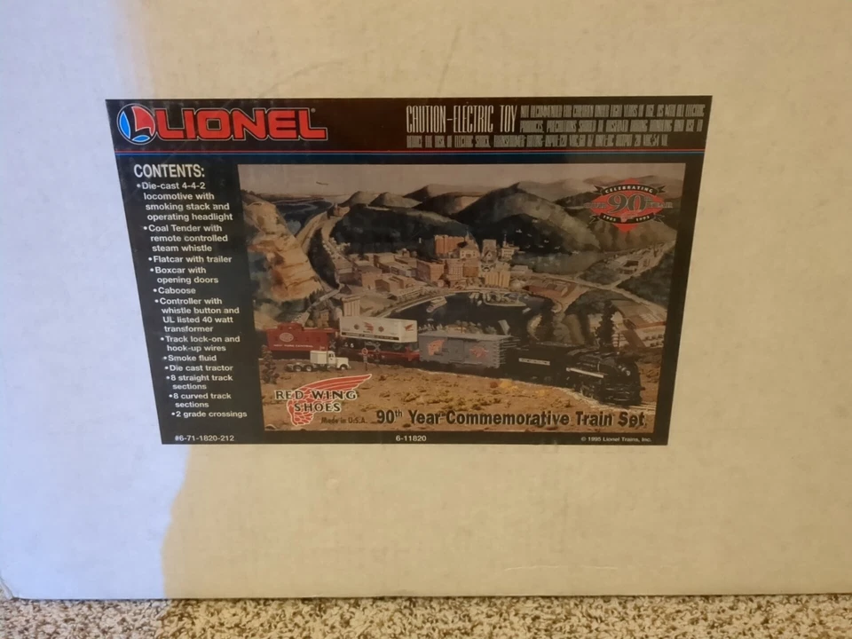 LIONEL RED WING SHOES 90TH ANNIVERSARY 6-11820 TRAIN SET~ New In SEALED Box! - Image 2 of 4