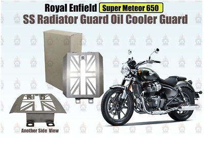 SS ''Radiator Guard Ölkühlerschutz passend für Royal Enfield Super Meteor 650''