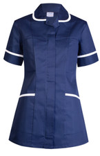 Ladies Premium Zip UP Tunic Top Hospital /Care Work Medical /Nurse/ Beauty