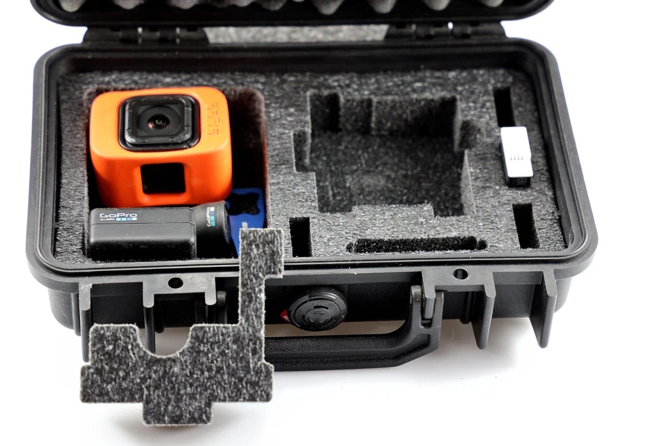 Precut Black Top GoPro Hero 12 11 10 9 8 foam insert fits your Pelican 1170 case - Image 3 of 4