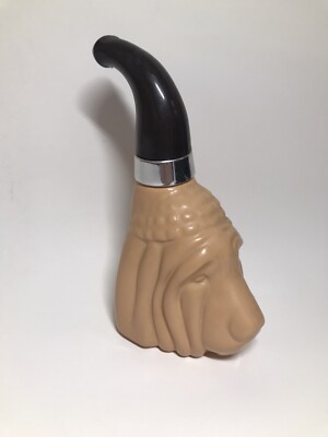 AVON Vintage Bloodhound Pipe Dog Wild Country After Shave 5 oz Empty Bottle