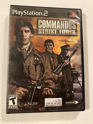 Commandos: Strike Force (Sony PlayStation 2, 2006) CiB With Manual Tested Game