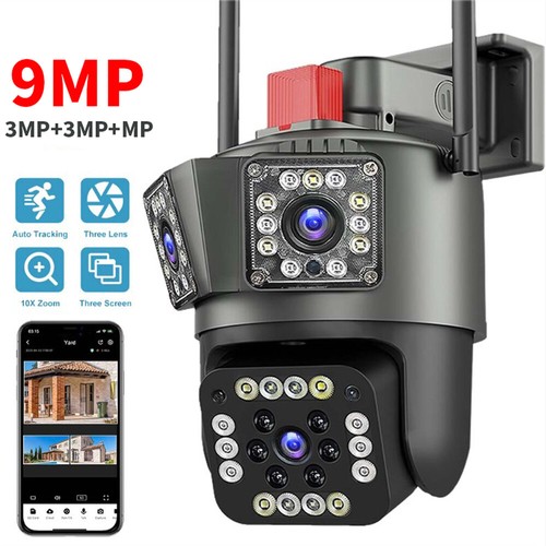 Camara De Seguridad Wifi Inalambricas Para Casa y Exterior Con Audio 10x Zoom US - Picture 3 of 17