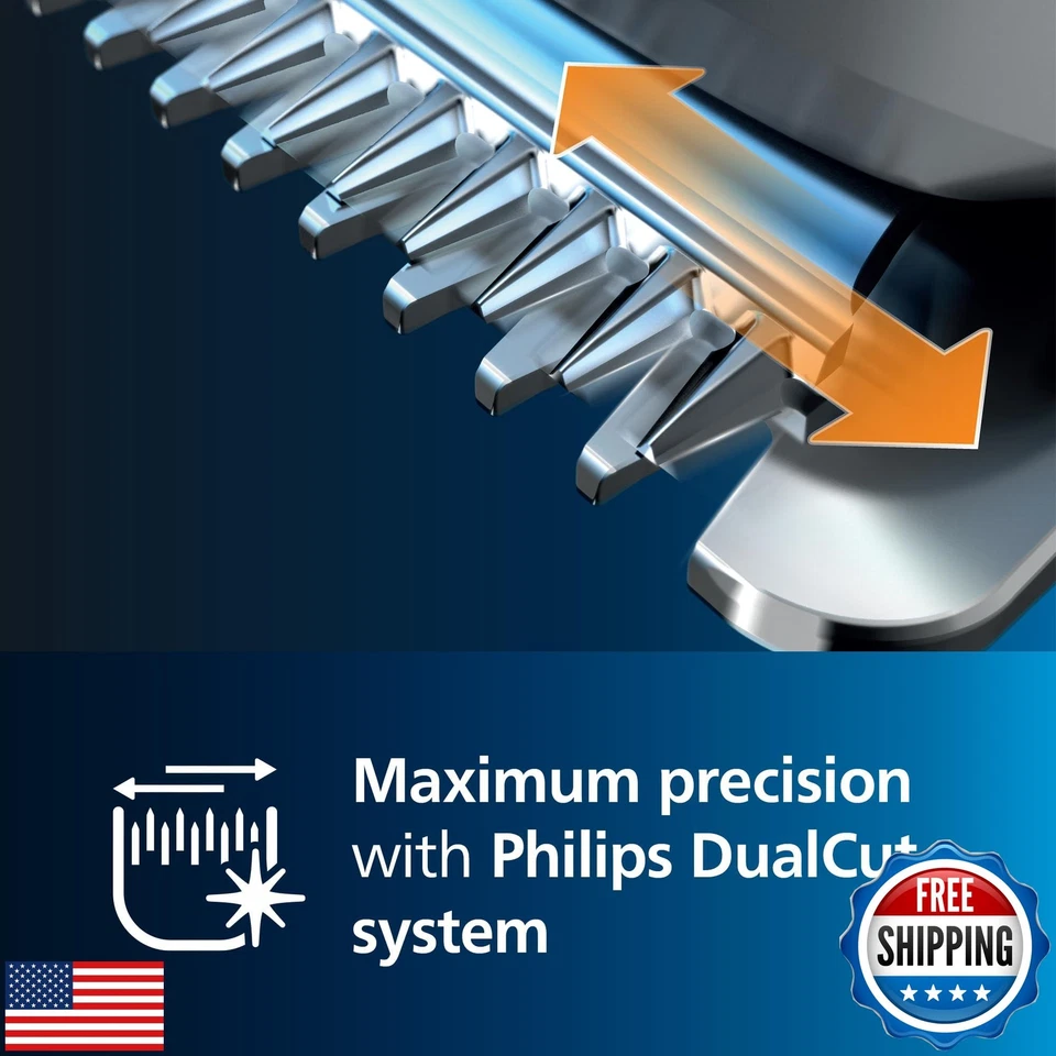 Philips Norelco Hair Clipper 3000 Series, Hair and Beard Trimmer, Trim-and-Fl - Image 4 of 4