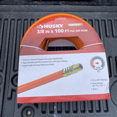 #ad #ad HUSKY 3 8quot; X 100#x27; PVC Air Hose 1000 055 187 NEW $19.95