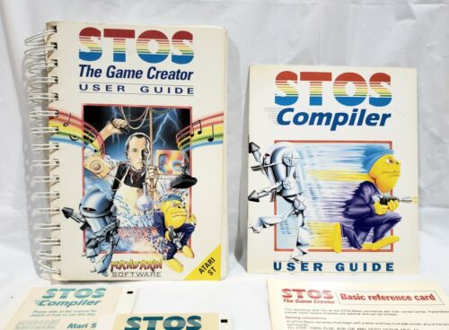 Vintage Atari ST STOS The Game Creator 1988 complet logiciel mandarin TESTÉ - Photo 2/15
