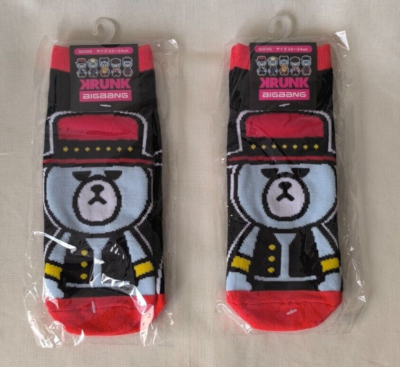 KRUNK x BIGBANG Women Socks 2-Pair Set SOL Official Merchandise K 