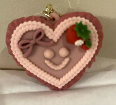 Bath & Body Works Pink Happy Heart Cake Pocket*BAC! HOLDER NEW