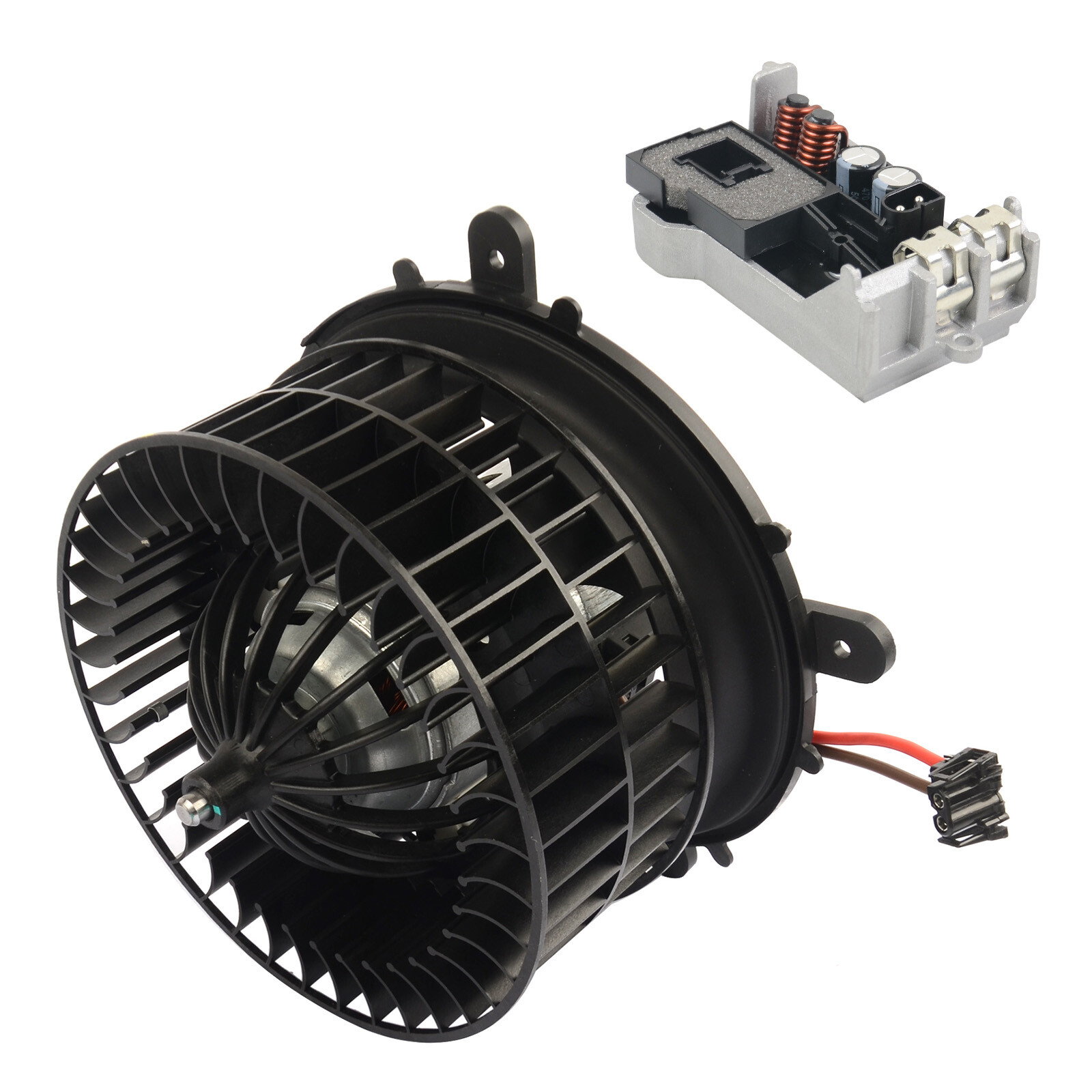 Heater Blower Motor & Regulator Resistor for Mercedes S-CLASS 