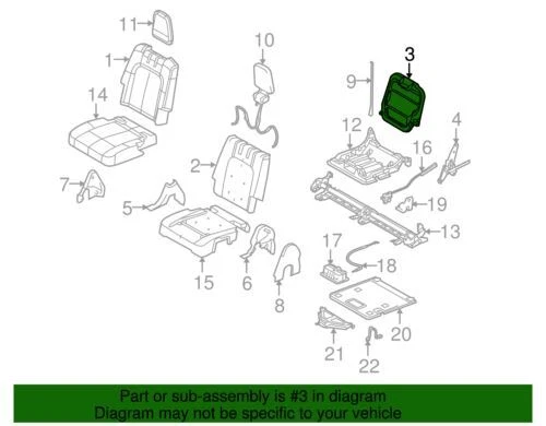 Cuadro trasero derecho original Ford Lincoln MKT 2013-2019 BU5Z-96613A38-A Foto 2 de 2