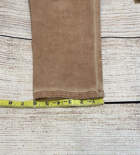 Ralph Lauren Jeans Girls Size 16 Premier Skinny Ankle Rose-Tinted Beige Tan - Picture 8 of 12