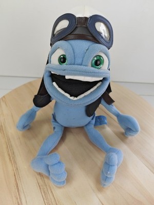 Vintage Crazy Frog The Annoying Thing Plüsch Pilot Biker Weste Brille 2005 Spielzeug