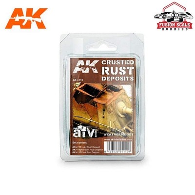 AK Interactive Crusted Rust Deposits Weathering Set
