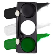 Zombie Skeleton Clown Witch Halloween Makeup Palette Face Body Paint