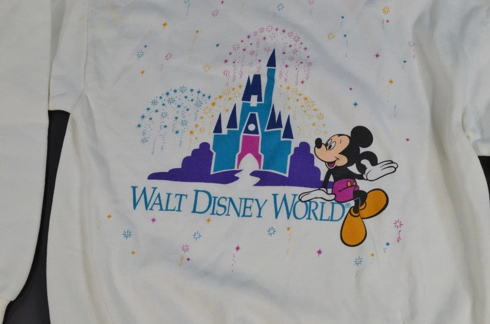 Suéter Pullover XL De Colección Walt Disney World Mickey Mouse Magic Kingdom Castle Foto 2 de 4
