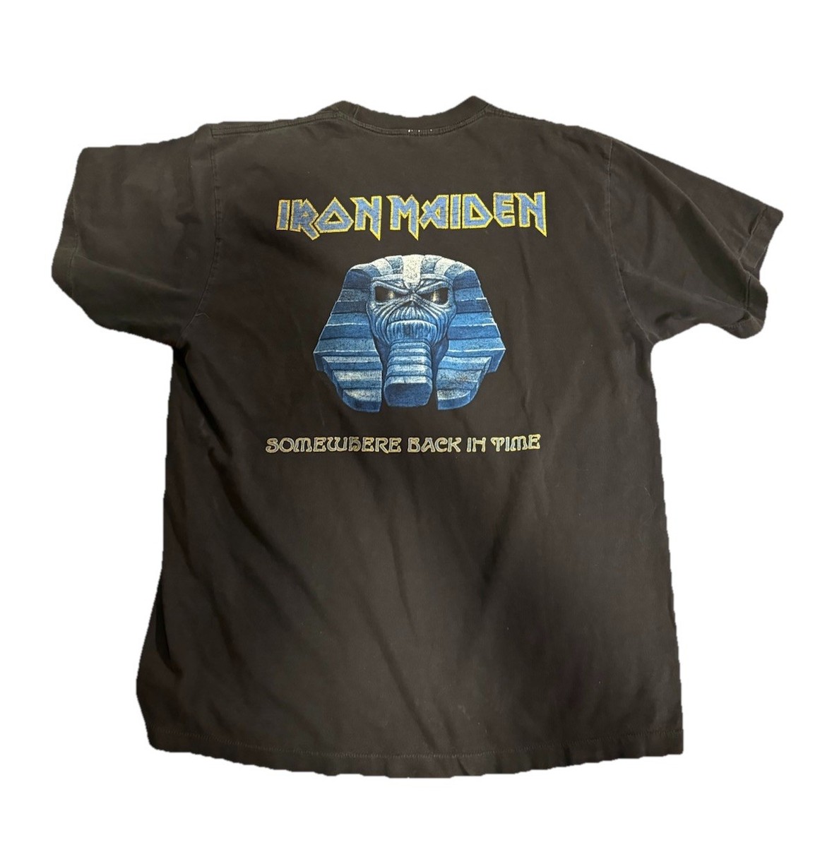 Vintage 1990 Iron Maiden Somewhere Back In Time Powerslave World
