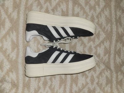 Size 8 - adidas Gazelle Bold Black & White - platform