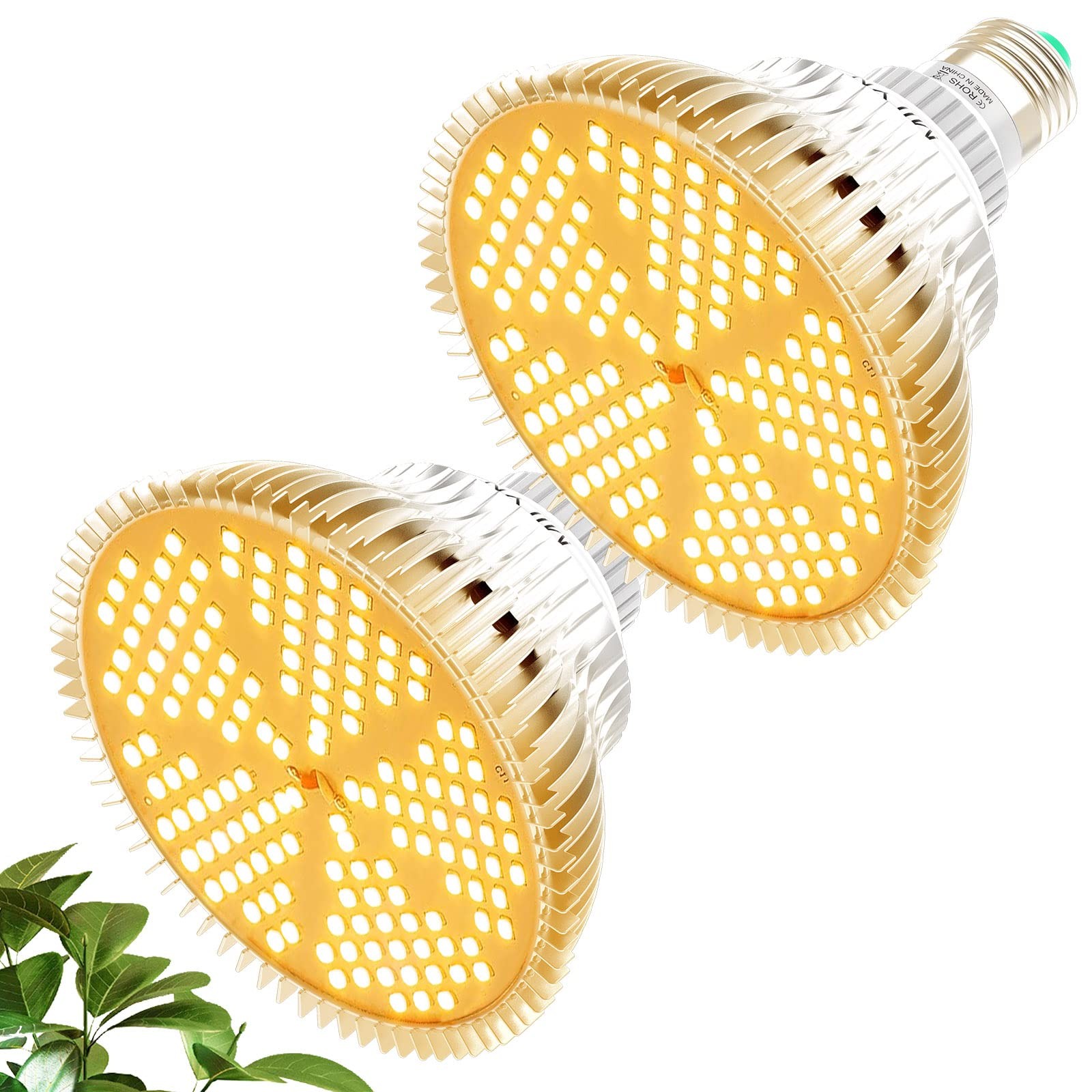 Bulb, Pure Warm Full Spectrum Grow Lights For Indo...