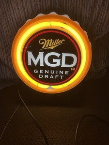 Miller Genuine Draft Neon Sign | eBay