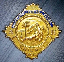 UNIQUE 1930s 6.93g 14K Gold Chicago Nursing School Award to Mildred Stenlund