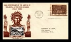 DR JIM STAMPS US COVER INDIAN CENTENNIAL FDC SCOTT 972 CROSBY PHOTO CACHET