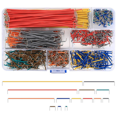 840 Stück Jumper Kabel Set für Breadboard Verbindungen, hochwertiges Kupfer, sor