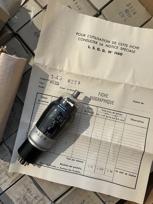 2x Radiotechnique Mesh PTT205 / Mesh EL3N NOS