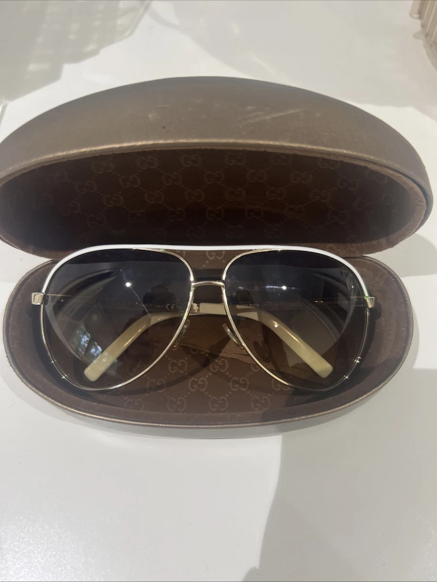 Gucci White Aviator In Women display picture 3