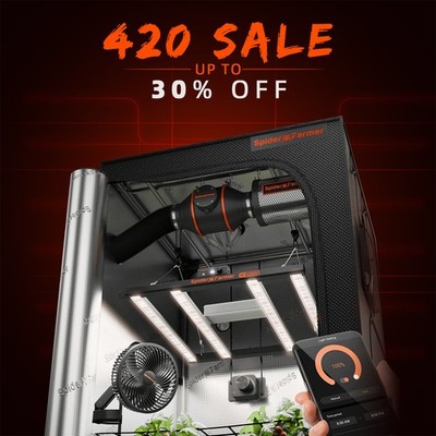 2026 New Spider Farmer G3000 LED Grow Light+90x90CM Grow Tent Kits Carbon Filter