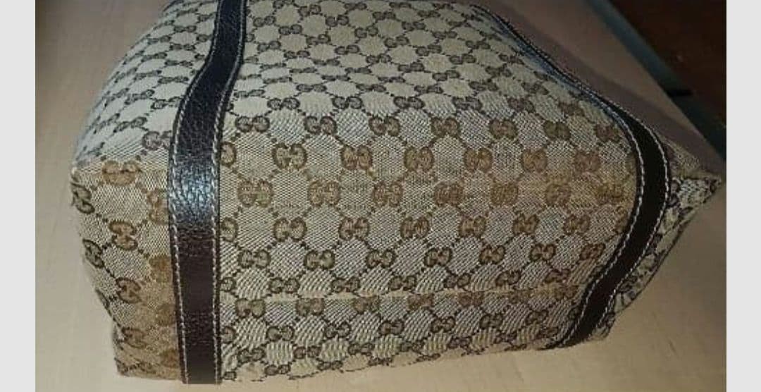 GUCCI GG Canvas Tote Bag Shoulder Bag Authentic Excellent Condition thumbnail 10
