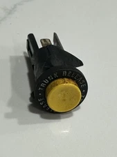 1979-2004 Ford Mustang Rear Trunk Release Button Switch, Yellow, Used OEM 