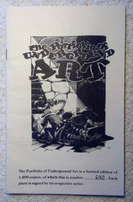 portfolio underground art 1980 artist bio booklet numbered 492 Schanes & Schanes