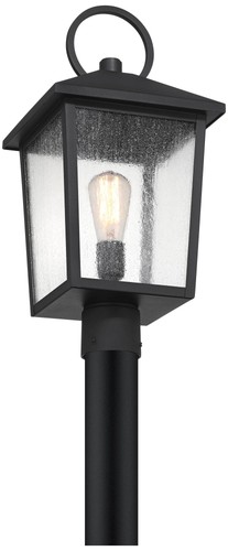 John Timberland Westmont 20 3/4" High Sand Black Outdoor Post Light - Picture 5 of 7