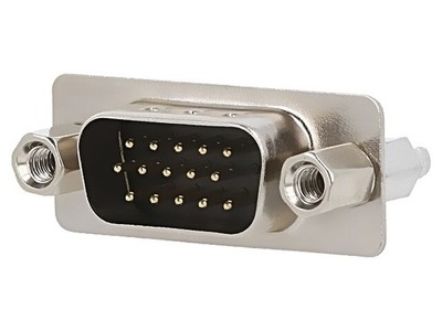 10090928-P154VLF D-Sub PIN: 15 Buchse männlich für Frontplatten gerade Löten Amp