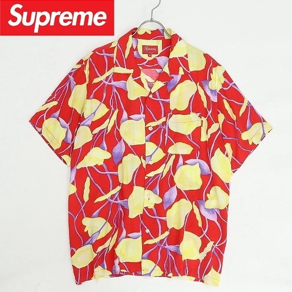 Chemise Supreme Supreme 18SS Lily Rayon chemise Lily Rayon Aloha rouge rouge M