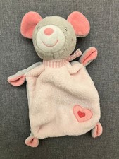 dopodopo takko przytulanka mysz różowe serce chusta do smoczka
