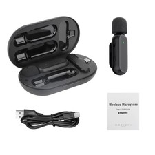 Wireless Lavalier Microphone Audio Video Recording Type C For Android Phones