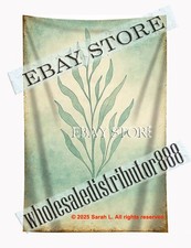 Seaweed Ocean Art Tapestry nautical wall cloth poster 59X82 in