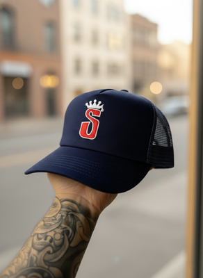 帽子 Stussy TRUCKER S CROWN SNAPBACK Trucker S Crown Snapback – Navy | Headwear | Stüssy
