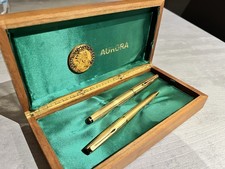 Aurora THESAURUM set SFERA e STILOGRAFICA Penne di lusso vintage Anni 80