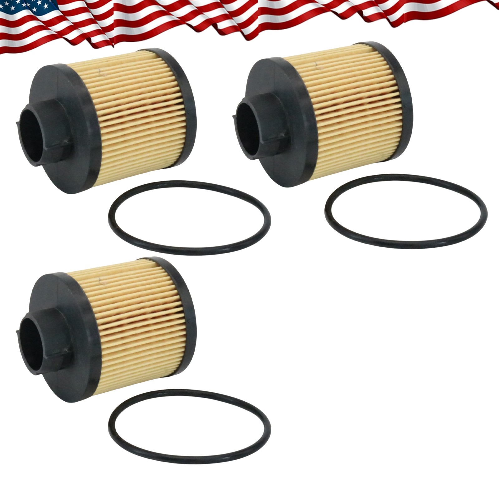 3X For Lamborghini Gallardo Spyder Coupe Superleggera SE Base Nera Oil Filter US