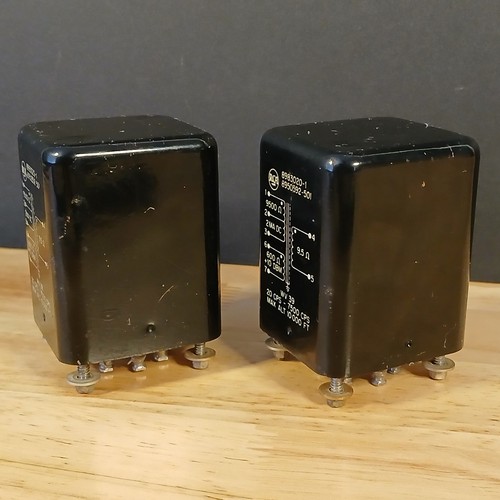 Matching Pair 1950's RCA 8983020-1 Audio Input Transformers Brass Hardware 2" - Picture 3 of 7