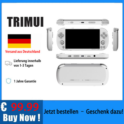 Smart Pro Handheld Spielkonsole 4,96'' IPS Bildschirm Linux System WiFi/BT/3.5MM