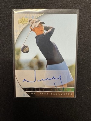 Upper Deck Employee Exclusive 2025 Nelly Korda Autographed UD-NK LPGA Card